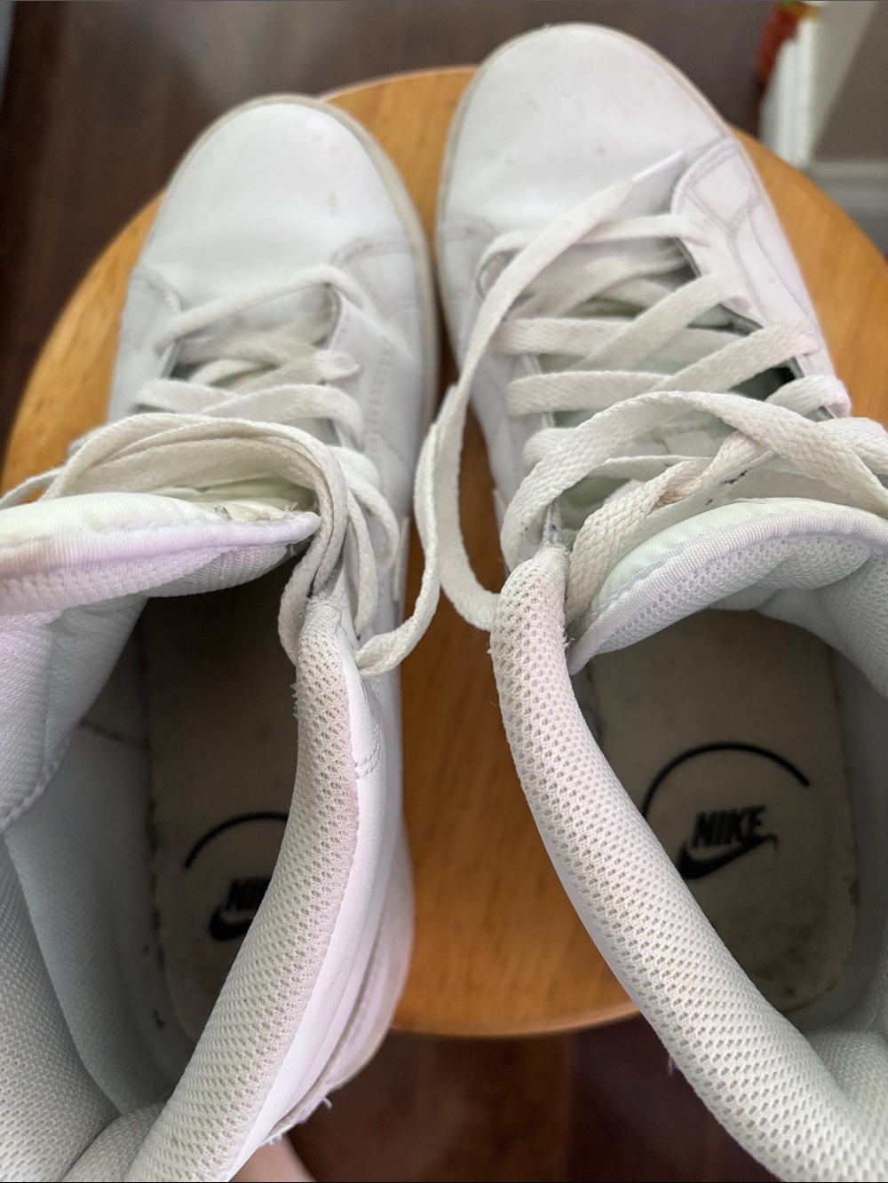 Nike White Low-Profile Lace-Up Sneakers Court Royale